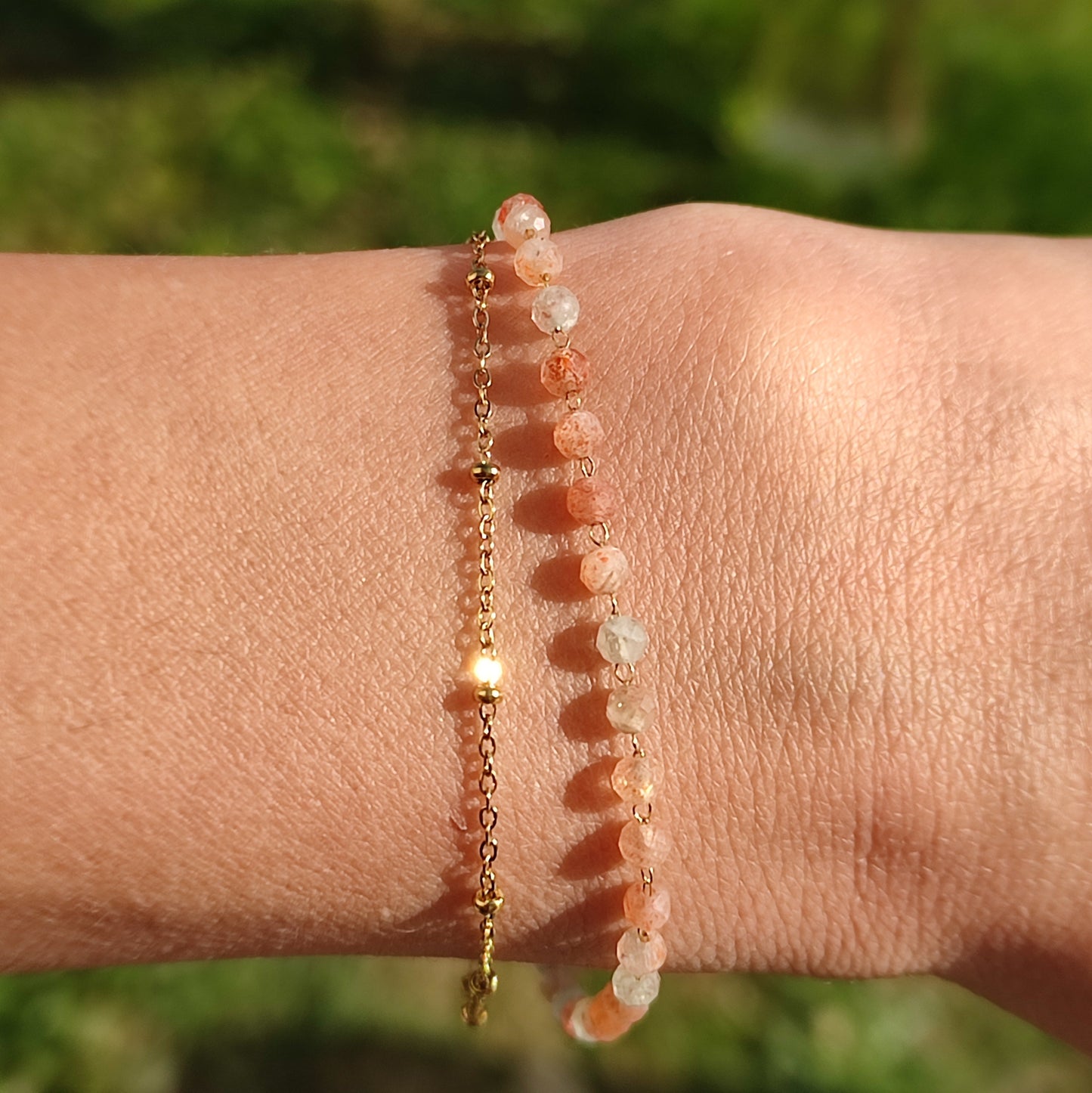 Bracelet Rose double